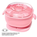 Pink wax heater machine with transparent lid and European standard power plug - EU Plug / Pink