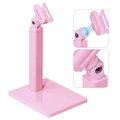 Pink portable nail lamp stand with 360-degree rotation and adjustable holder - Nail Lamp Stand / Pink