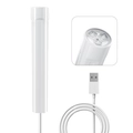 Portable white mini LED nail lamp with USB cable and three high brightness beads - USB Nail Lamp / White