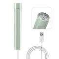 Portable mint green handheld LED nail lamp with USB cable for curing gel nails - USB Nail Lamp / Green