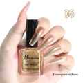 Gros plan du flacon de 7,5ml de vernis à ongles caméléon pailleté rose doré scintillant - Paillettes de Poussière d'Or (05)