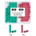 3mm small mini nail sanding band extended version with stainless steel shaft - 2 Colors 3mm Extended Sanding Bands 30pcs