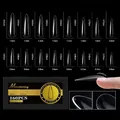 Guide des tailles pour 160 capsules d'ongles stiletto extra longues en 16 tailles de gel - XL / Stiletto Extra Long (Arche 22) / Pack de 160 Pièces / Vert foncé