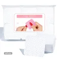 Salviette per unghie bianche senza pelucchi confezione da 300 pezzi 5x5cm - 300 Pezzi (5*5cm) / Bianco