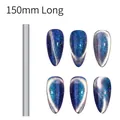 Starker 150mm Magnetstab für Cat-Eye-Nagellack-Effekt mit schneller magnetischer Adsorption - 150 mm silberner Magnetstab