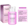 Détail du flacon de dissolvant 160ml avec pompe et son emballage rose tendre - Rose - Dissolvant pour vernis