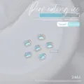 Λεπτομέρεια από μπλε κρύσταλλο K9 8*6mm με λάμψη aurora για διακόσμηση νυχιών - Μικρό Οκτάγωνο