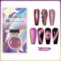 Misscheering 5D Cat Eye σκόνη νυχιών NO.03 με μωβ μαγνητικό εφέ λάμψης - 5D Chameleon Cat Eye Σκόνη 03-Μοβ