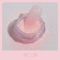 Macro shot of fine pink nail glitter powder -003- with iridescent sugar sand texture - Light Pink (03)