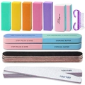18-piece professional nail file and buffer kit for manicure shaping and polishing - 18Pcs Manicure Tool Set