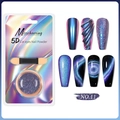 Chamäleon 5D Cat Eye Nagelpuder NR.11 mit violettem Schimmer und Magnet-Effekten - 5D Chamäleon Katzenauge Puder 11-Phantomsfarbe