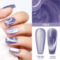 Smalto per unghie viola cat eye tonalità 004 con effetti di luce ampi e curvati - Occhio di gatto viola