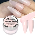 Vista dettagliata del contenitore di polvere acrilica Creole Pink ed effetto nail art - Rosa Creolo (AC67)