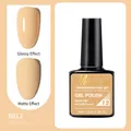 Misscheering Gel-Nagellack B012 in Warmgelb mit glänzendem und mattem Effekt, 7,5 ml - B012 Warmgelb