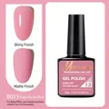 Gel-Nagellack in Altrosa mit Glanz- und Matt-Finish, 7.5ml UV/LED härtender Nagellack - B013 Bohnenpastenrosa