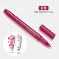 Detail of fuchsia nail art pen showing 3.5g net content with glossy and matte top coat effects - 08 Deep Pink