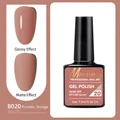 Honey Pomelo nail gel polish in B020 with glossy and matte finish effects - B020 Honey Pomelo