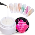 Misscheering 10ml semi-vaste spider nail gel met een glanzend metallic draadeffect - Half-solid spider gel