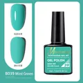 Mint green gel nail polish B039 with glossy and matte effects in 7.5ml bottle - B039 Mint Green