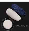 Glitzernder Schneeflocken Nagelpuder MF04 für winterliches Nailart-Design und Effekte - Ultrafeiner Perlenstil(MF04)