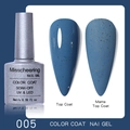 Smalto gel per unghie blu mare 005 con micro glitter dorati effetto stellato - Sabbia di Sale Marino 05 (Grigio Bluastro)
