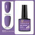 Grape purple UV gel nail polish B045 in glossy and matte finishes for professional salons - B045 Succulent Grape