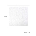 Square nail extension fiber sheets in 20x20cm size for professional manicure repair - 20cmx20cm / White Raw Sheet (20*20)