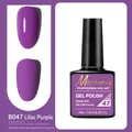 Lilac purple UV LED nail gel polish B047 in glossy and matte finishes 7.5ml bottle - B047 Clove Purple
