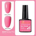 Misscheering Barbie Pink gel nail polish B049 in glossy and matte finish styles - B049 Barbie Pink