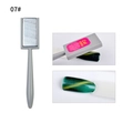 Dual-purpose magnetic nail art pen model 07 for cat eye gel polish effects - Gray Rectangular Handle Magnet (07#)
