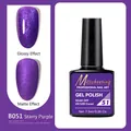 Starry Purple nail gel polish B051 in glossy and matte finish effects, 7.5ml bottle - B051 Starry Purple