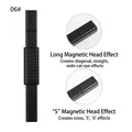 Zweiköpfiges Katzenaugen-Nagelmagnet-Werkzeug mit S-Markierung für 3D-Effekte beim Nagellack - Schwarzer Katzenauge-Multifunktionsmagnet (06)