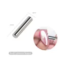 Starker zylindrischer 24x5mm Katzenaugen Magnet für Nagelkunst mit Größenangaben - Kleiner silberner zylindrischer Magnet (24*5 mm)