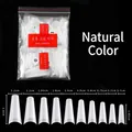 Guida alle taglie per 500 unghie finte French naturali in 10 diverse dimensioni - Unghia Denim Francese / 500 Pezzi in Sacchetto / colore naturale