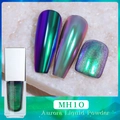 Flüssiges Aurora Spiegelpuder MH10 für metallischen Chrome-Effekt und holografische Nägel - MH10-Aurora Gold (Magische Flüssigkeit 10)