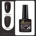 Starry Grey UV Gel Polish B065 with glossy and matte finish effects in 7.5ml bottle - B065 Starry Grey
