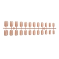 24er-Set minimalistische nudefarbene Kunstnägel in verschiedenen Größen für Damen - Fleischrosa Stil (1XG2-2504-010)