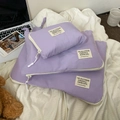 Lila wasserdichte Reisetaschen Set für Laptops und elektronisches Zubehör - Taro-Lila