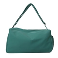 Bolso tote verde de tela Oxford de gran capacidad con correa ajustable para fitness - verde oscuro