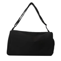 Bolsa de deporte multifuncional negra de gran capacidad con correa ajustable - Negro