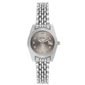 Orologio al quarzo GEDI da donna con cinturino in acciaio argento e quadrante grigio - Cinturino Argento Cassa Argento Quadrante Grigio