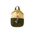 Kids' mini contrast color handbag with star pendant and green strap on white background - Green