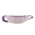 Marsupio bimbi moda viola chiaro con stampe di stelle argento e tracolla regolabile - Viola