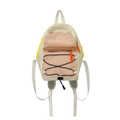 Mochila infantil con cordón en amarillo y rosa para el colegio y actividades deportivas - Rosa