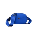 Royal blue kids sports fanny pack made of durable nylon with adjustable strap - Blue