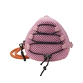 Mini borsa a tracolla in rete rosa per bambini con cordino regolabile arancione - Rosa