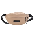 Minimalistische khaki Kinder-Gürteltasche aus Nylon mit verstellbarem Gurt und Logo - Khaki