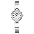Montre GEDI minimaliste en argent pour femme avec cadran blanc et bracelet métallique - Cadran Blanc Bracelet en Acier Argenté