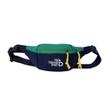 Riñonera deportiva para niños en azul marino y verde con logotipo bordado - Azul Marino