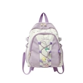 Zaino viola per bambini con stelle, coulisse regolabile e grazioso ciondolo a stella - Viola